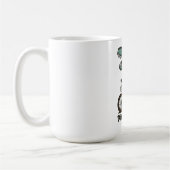 移動中の恐竜 コーヒーマグカップ (左)
