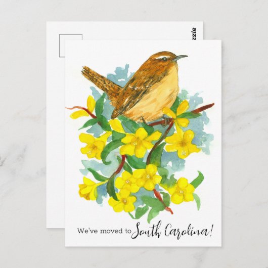 移動中の発表ペンシルバニア州の手荒いグロース ポストカード (正面/裏面)