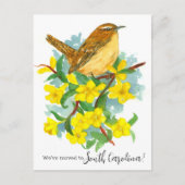 移動中の発表ペンシルバニア州の手荒いグロース ポストカード (正面)