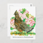 移動中の発表ペンシルバニア州の手荒いグロース ポストカード (正面/裏面)