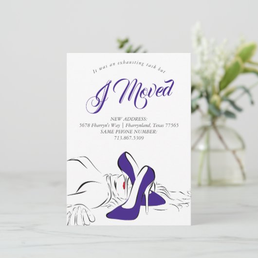 移動中は疲れ果てている | おもしろいパープルディーバ新しいアドレス 案内状 (スタンド正面)