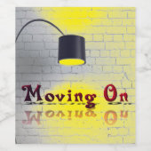 移動中 ワインラベル (シングルラベル)