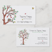 移動付き鳥の巣 名刺 (正面/裏面)