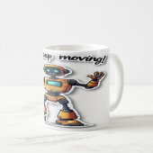 移動保のみ – やる気を起こさせる引用文デザイン コーヒーマグカップ (正面右)
