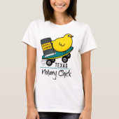 移動公証人シック乗馬スケートボードテキサス州 Tシャツ (正面)