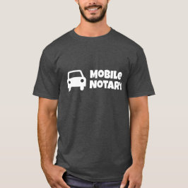 移動公証人公共車シンボル Tシャツ