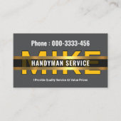 移動可能な金ゴールドの手書き線 名刺 (正面)