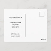 移動告知アラスカヤナギPtarmigan鳥 ポストカード (裏面)