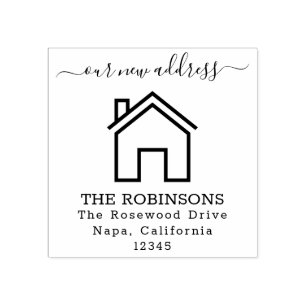 移動告知カスタム文字ゴム印 ラバースタンプ