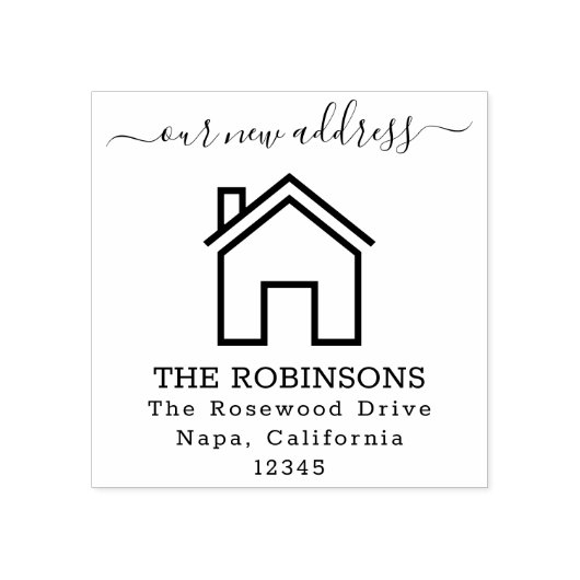 移動告知カスタム文字ゴム印 ラバースタンプ (インプリント)