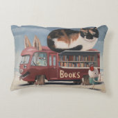 移動図書館 アクセントクッション (裏面)