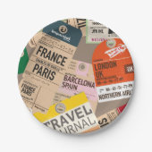 移動場所パターン ペーパープレート (正面)