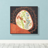 移動宇宙1キャンバス包まれたプリント キャンバスプリント (インサイチュ (ウッドフロア))