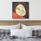 移動宇宙1キャンバス包まれたプリント キャンバスプリント (インサイチュ (寝室))