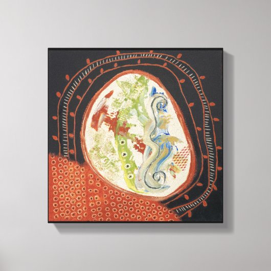 移動宇宙1キャンバス包まれたプリント キャンバスプリント (正面)