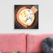 移動宇宙2キャンバス包まれたプリント キャンバスプリント (インサイチュ (リビング))