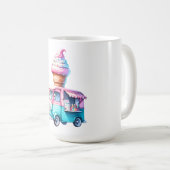 移動式アイスクリーム販売車 コーヒーマグカップ (正面右)