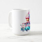 移動式アイスクリーム販売車 コーヒーマグカップ (正面左)
