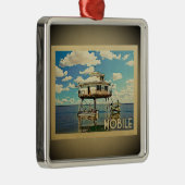 移動式アラバマのヴィンテージ旅行オーナメント メタルオーナメント (右)