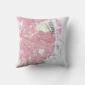 移動式アラバマ(1953年)のヴィンテージの地図 クッション (裏面)