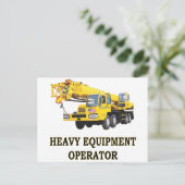 移動式クレーン ポストカード (スタンド正面)