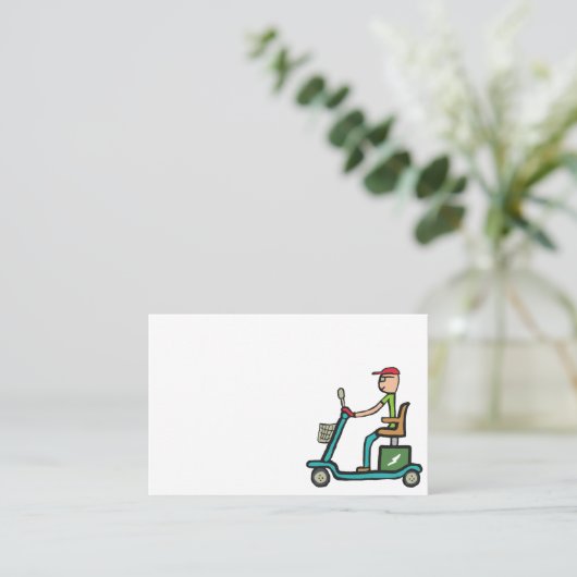 移動式スクーター 名刺 (スタンド正面)