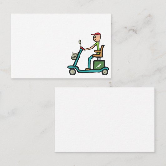 移動式スクーター 名刺 (正面/裏面)