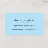 移動式スプレーなめし名刺 名刺 (裏面)