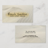 移動式スプレーの日焼けのビーチの日光のタンのサロン 名刺 (正面/裏面)