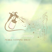 移動式スプレータンニング体絵を描 ウィンドウサイン (シート3)