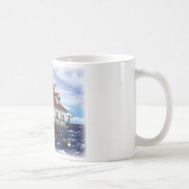 移動式中間湾の灯台 コーヒーマグカップ