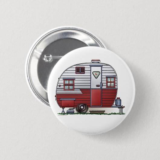 移動式偵察者のキャンピングカーボタン 缶バッジ (正面&裏面)