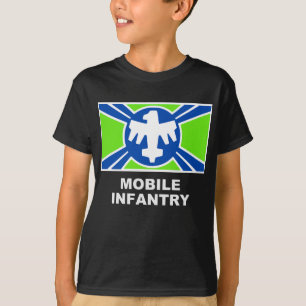 移動式歩兵は印を付けます Tシャツ
