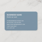 移動式洗車洗浄 名刺 (裏面)