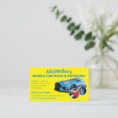 移動式洗車・詳細 – 圧力洗浄TEM 名刺 (スタンド正面)