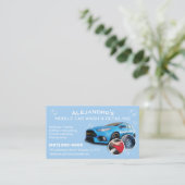 移動式洗車・詳細 – 圧力洗浄TEM 名刺 (スタンド正面)