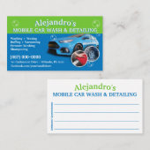 移動式洗車・詳細 – 圧力洗浄TEM 名刺 (正面/裏面)