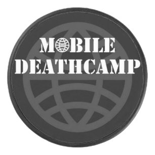 移動式Deathcampの"地球"のアイスホッケー用パック アイスホッケーパック