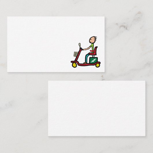 移動性のスクーター 名刺 (正面/裏面)