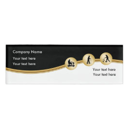 移動性ビジネス従業員の名前入りの記章 名札