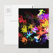 移動感じ抽象芸術1.99 ポストカード (正面/裏面)