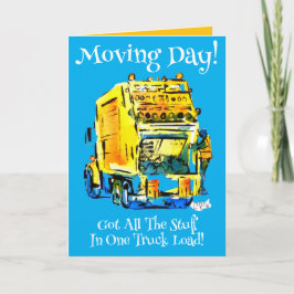 移動日黄色ごみトラックの発表 カード