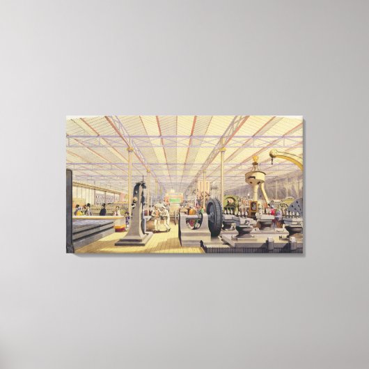 移動機械、プレート49から'Dickinsons' Compr キャンバスプリント (正面)