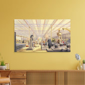 移動機械、プレート49から'Dickinsons' Compr キャンバスプリント (インサイチュ (リビング))