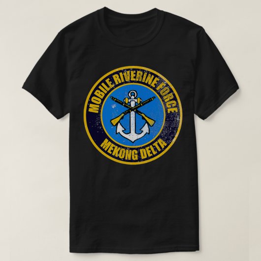 移動河川動揺して Tシャツ (デザイン正面)