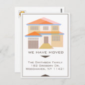 移動済み・ヴィンテージハウス・アールデコレイアウト ポストカード (正面/裏面)