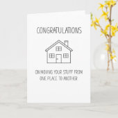 移動物おもしろい新しいホームカード カード (黄色い花)