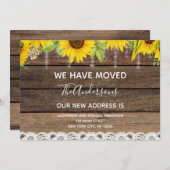 移動発表ひまわり素朴の木 招待状 (正面/裏面)