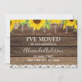 移動発表ひまわり素朴の木 招待状 (正面)