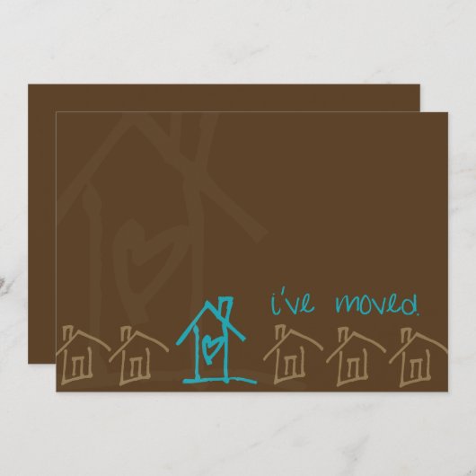 移動発表 案内状 (正面/裏面)